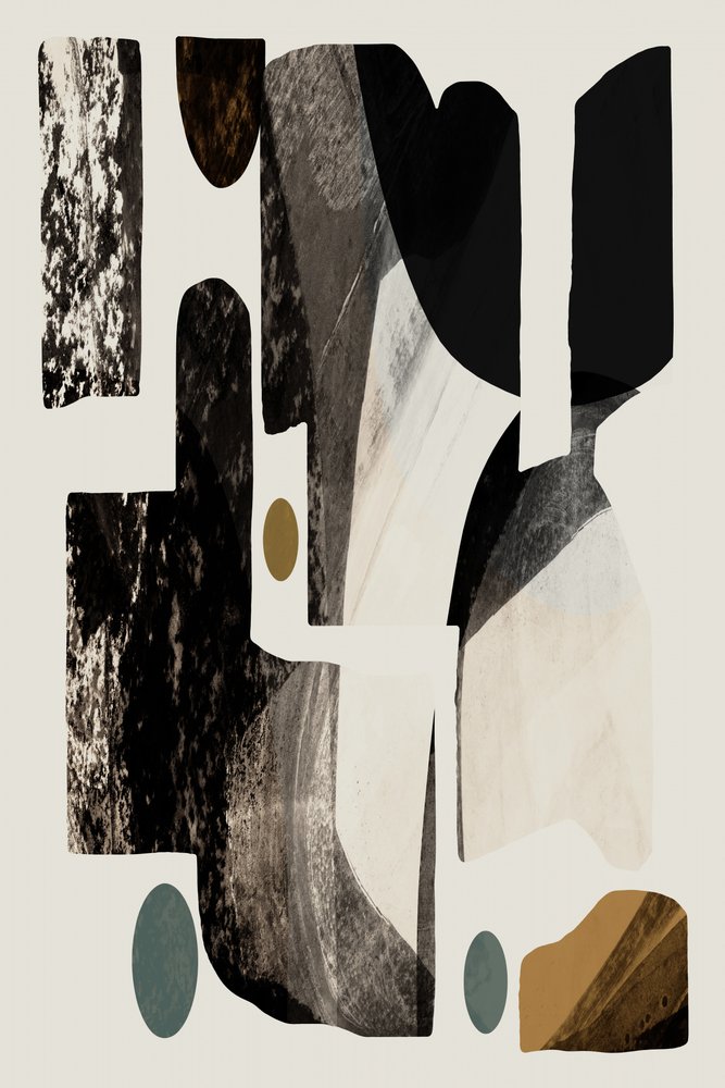 Neutrale abstracte vormen door cartissi