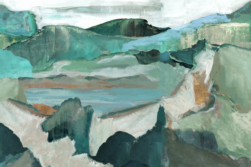 Rustig abstract landschap door cartissi