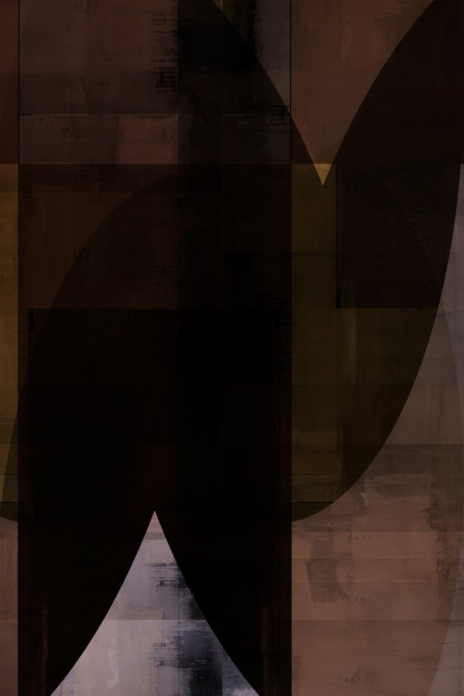 Serene Dark Geometry door cartissi