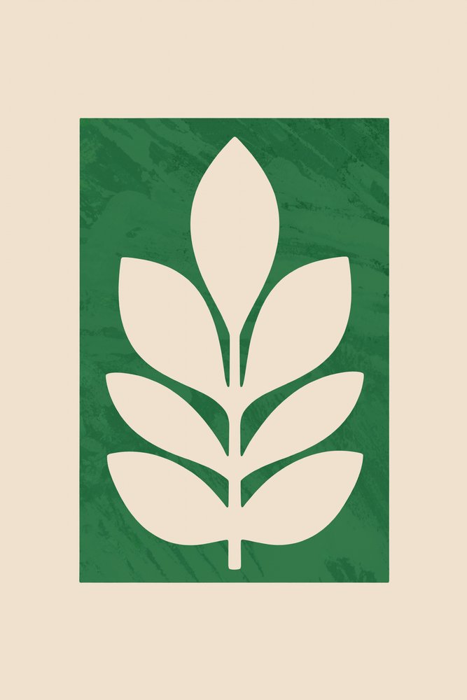Eenvoudige botanische stengel door cartissi