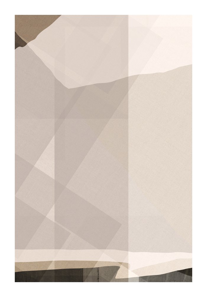 Zachte beige abstractie door cartissi
