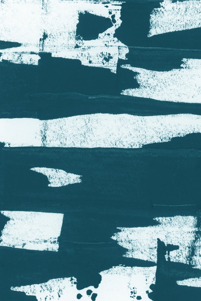 Abstracte streken in blauwgroen door cartissi