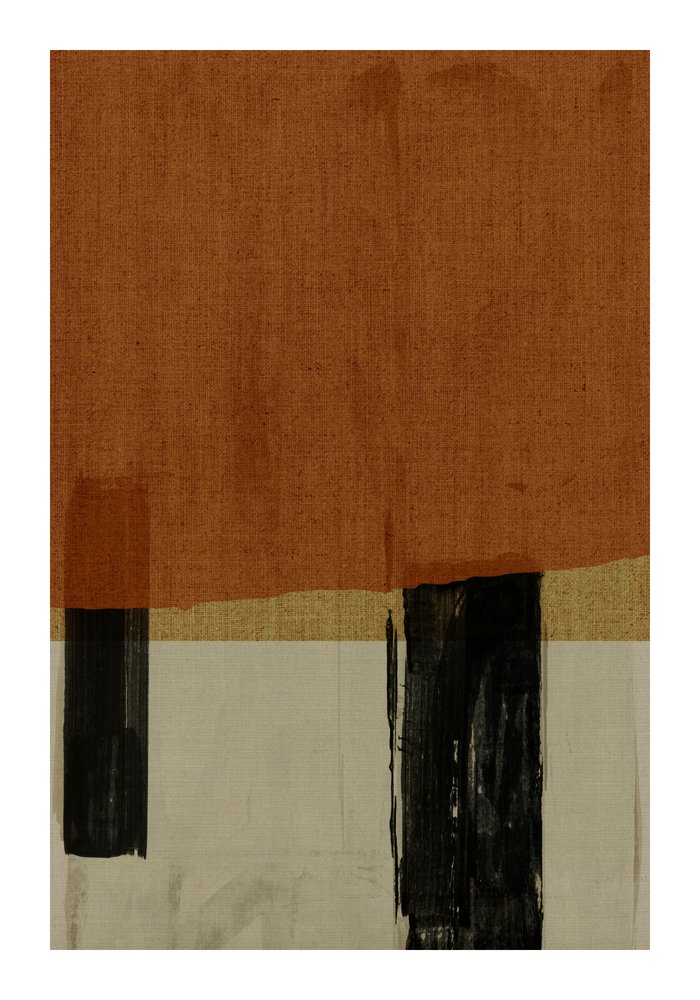 Abstracte vormen in terracotta door cartissi