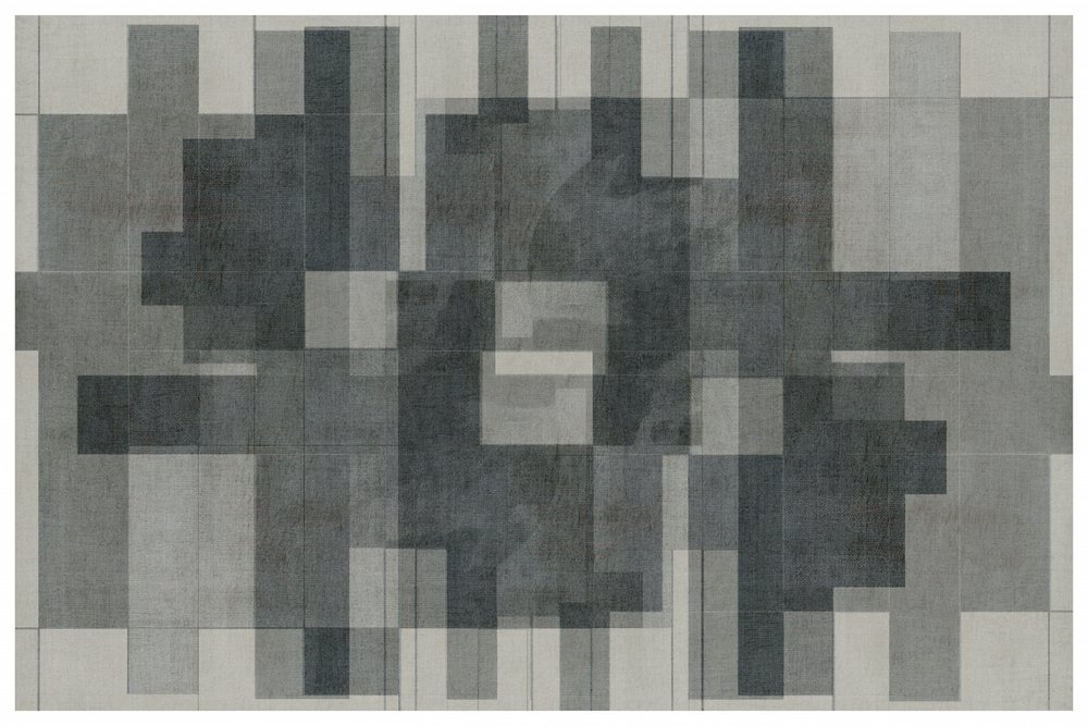 Geometrisch ontwerp in ton-sur-ton door cartissi