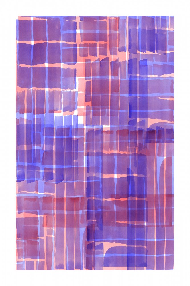 Doorschijnend kleurenraster door cartissi
