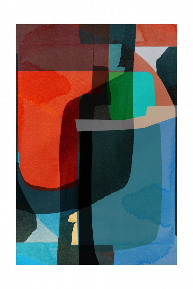 Levendige abstracte vormen door cartissi