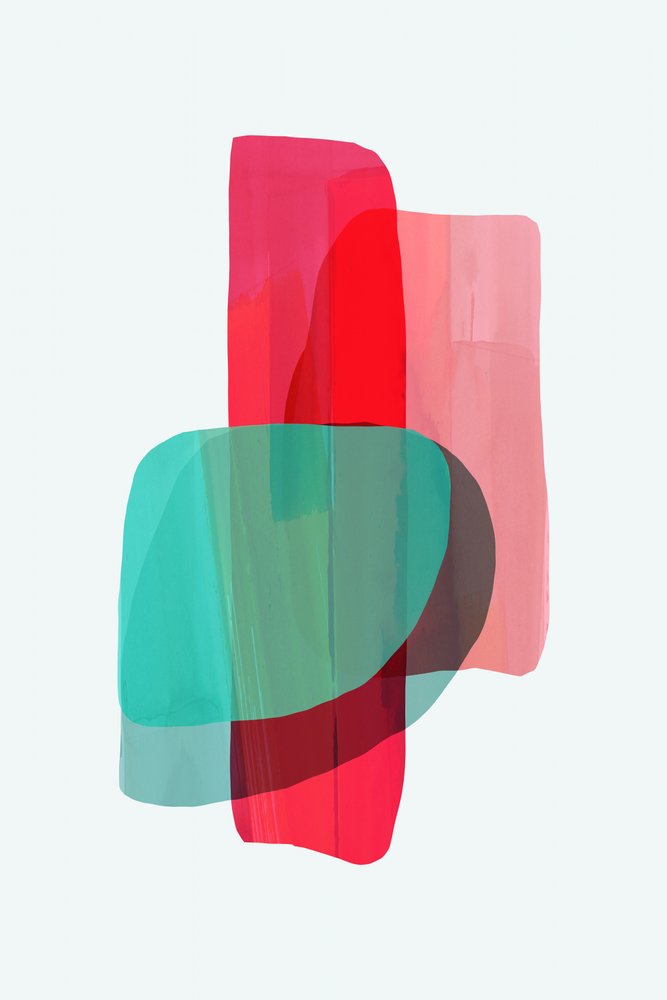 Levendige abstracte vormen door cartissi