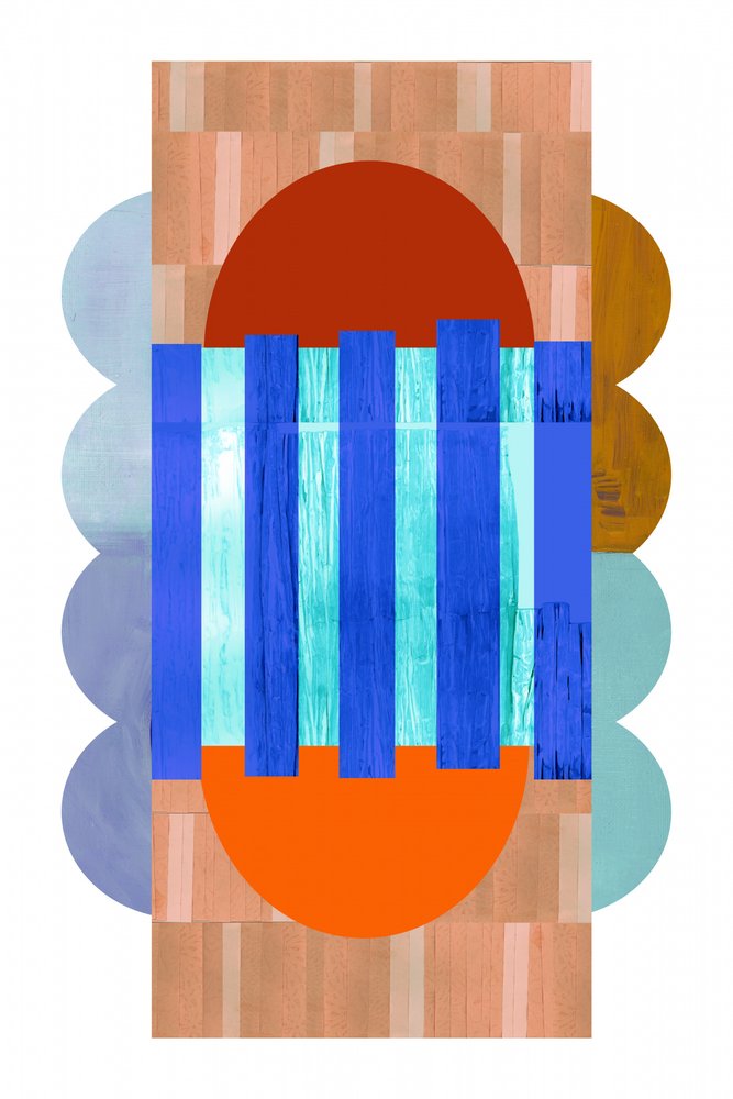 Levendige abstracte geometrie door cartissi