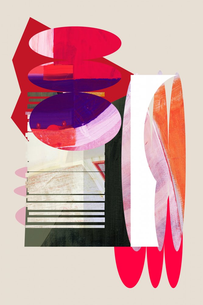 Levendige abstracte vormen door cartissi