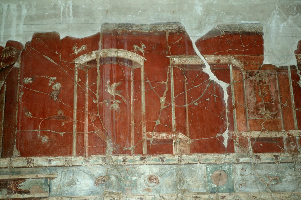 Muur in het Huis van de Houten Scheidingswand door Unknown