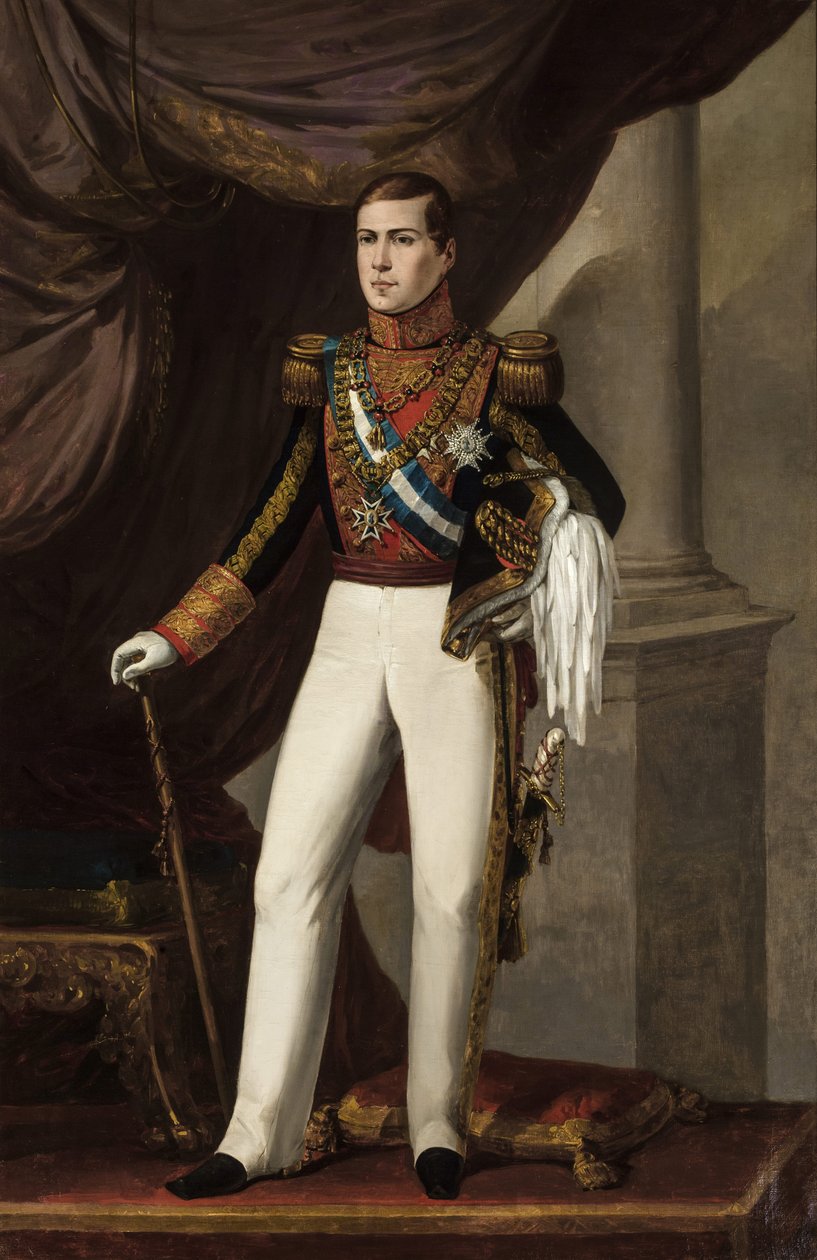 De koning-gemaal Francisco de Asís de Borbón door Anonymous