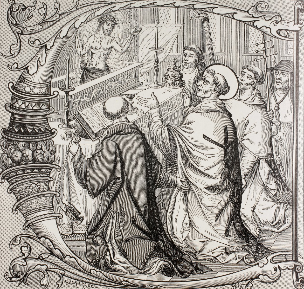 De Mis van Sint Gregorius de Grote en de verschijning van Jezus ...