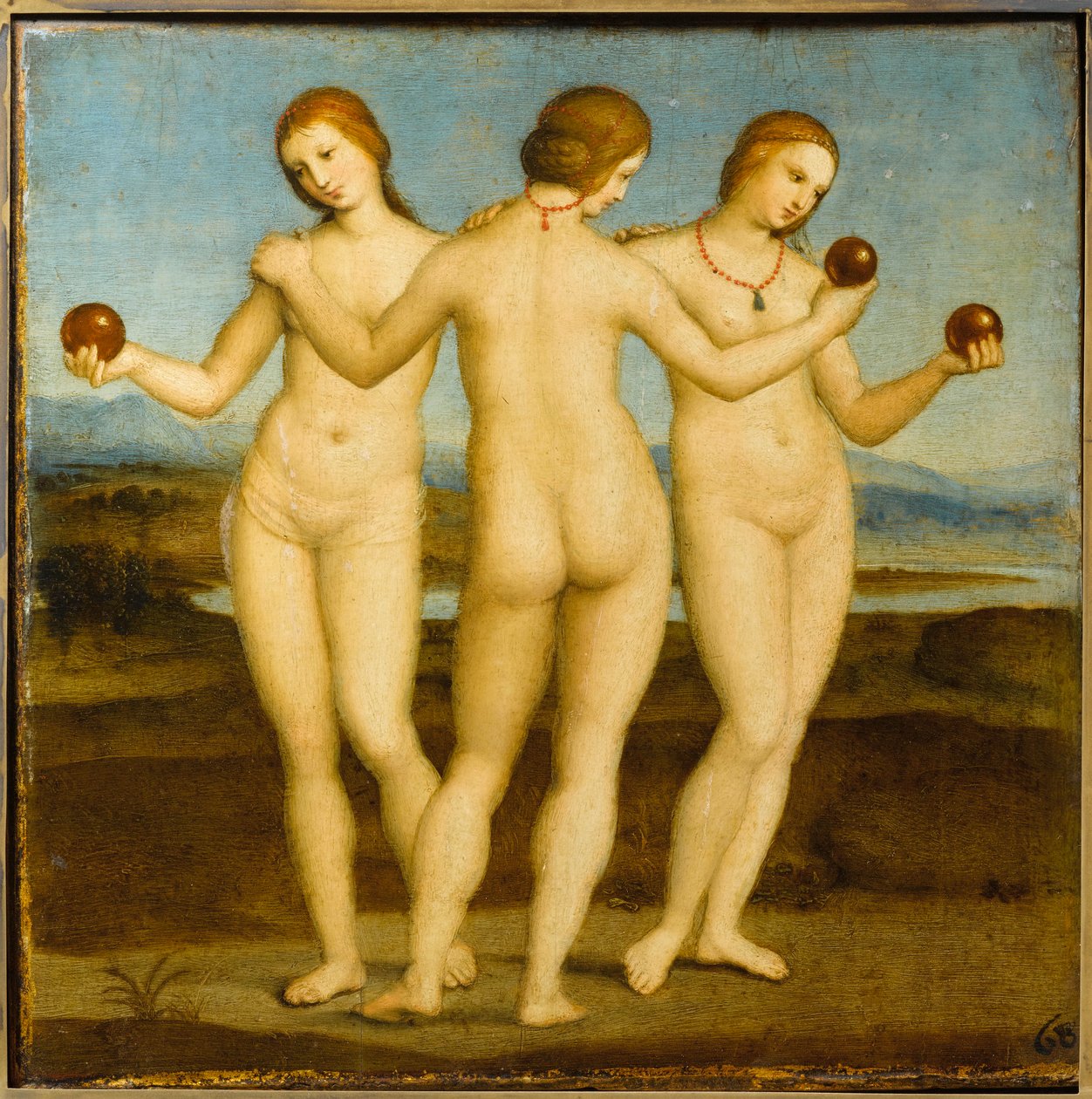 De drie Gratiën door Raffaello Sanzio Raphael