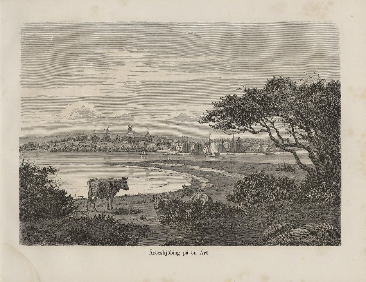Illustratie uit het boek Nordiska taflor van onbekende auteur en uitgegeven door Albert Bonnier (zie, 1870) door Unknown