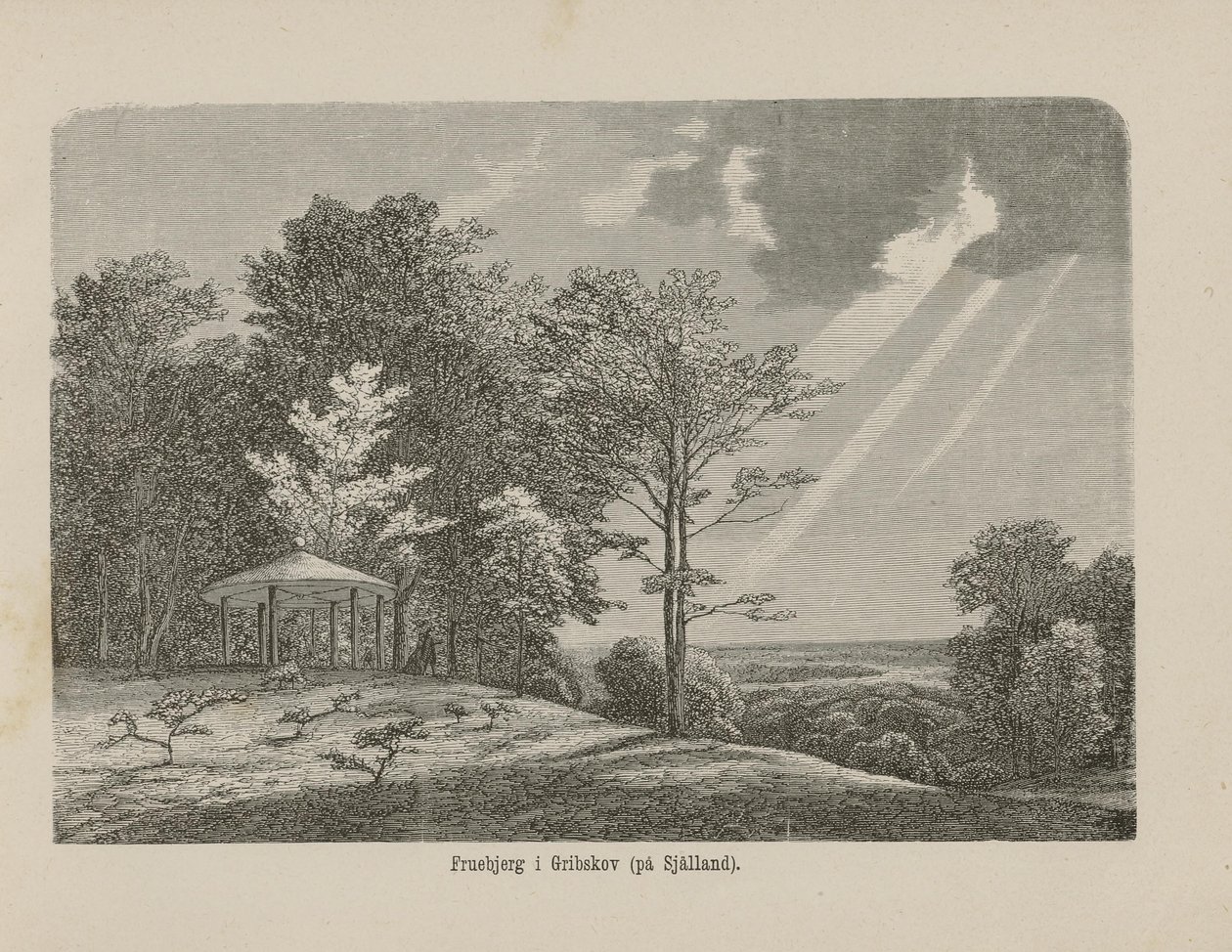 Illustratie uit het boek Nordiska taflor van onbekende auteur en uitgegeven door Albert Bonnier (zie, 1865) door Unknown