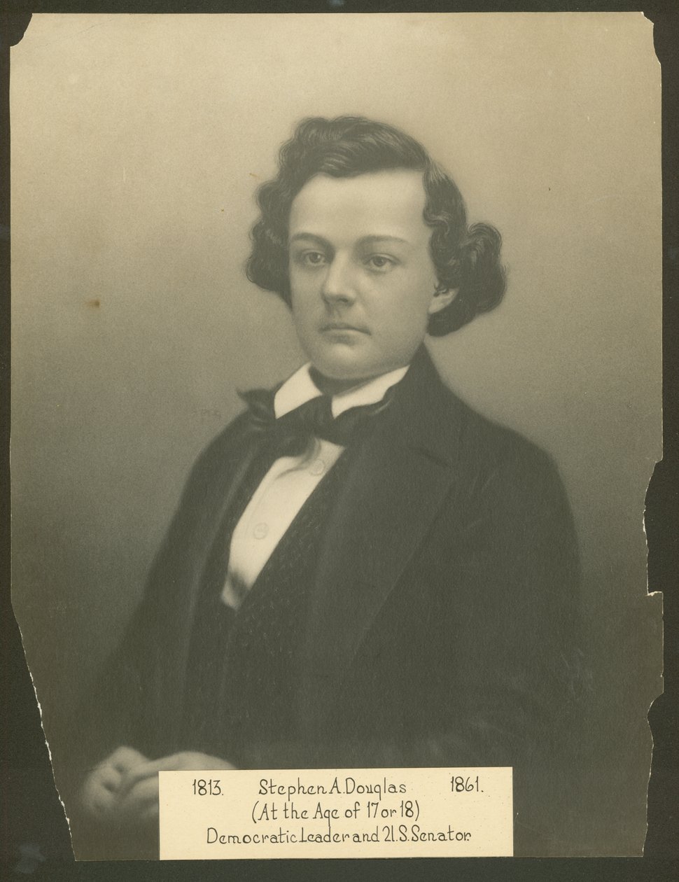 Stephen Douglas (Op de leeftijd van 17 of 18) door Unknown