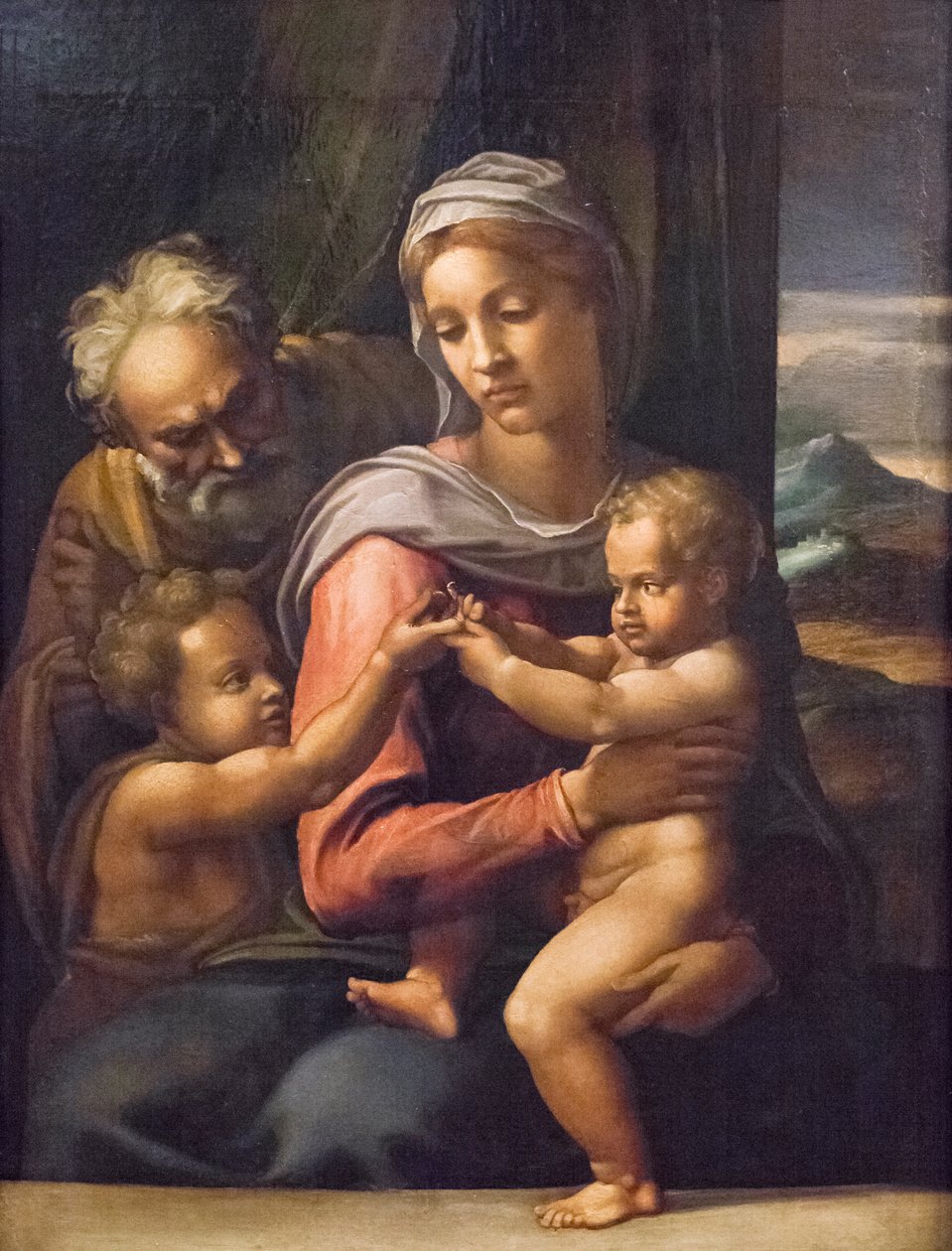 Heilige familie met Johannes de Doper door (1509 66) Daniele da Volterra