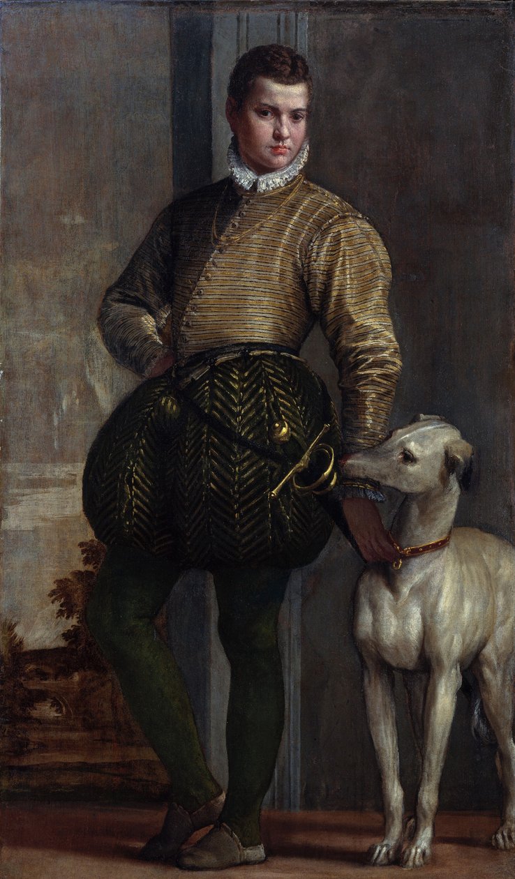 Jongen met een windhond door Veronese