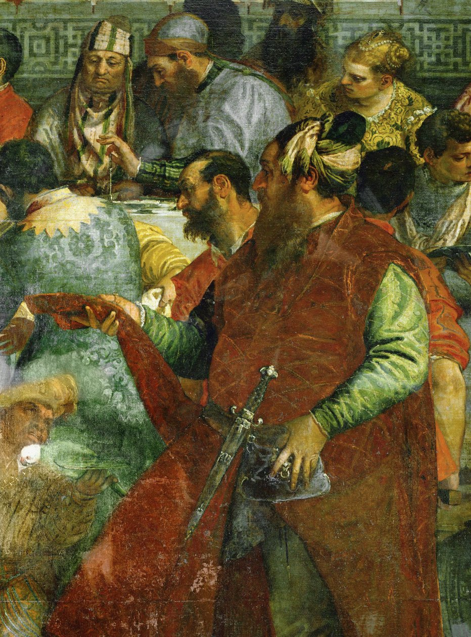 De bruiloft in Kana ... door (1528 88) Veronese