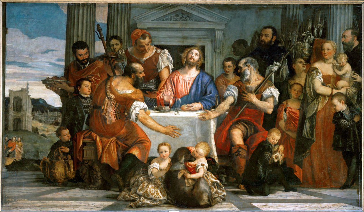 De pelgrims van Emmaüs ... door (1528 88) Veronese