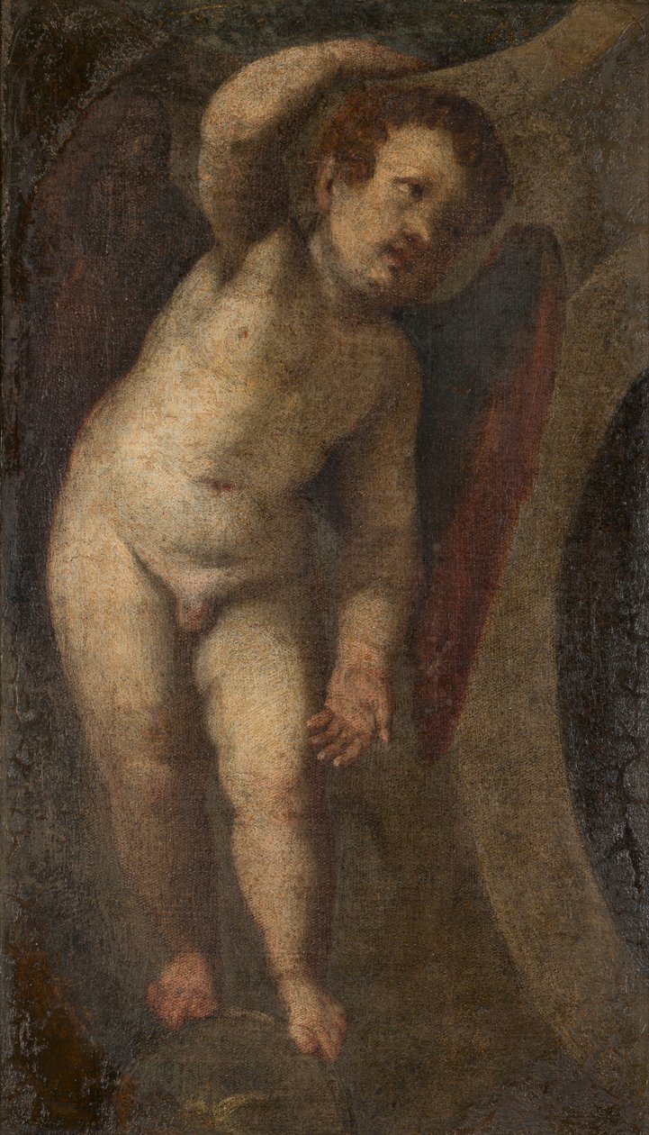 Een staande putto door Veronese