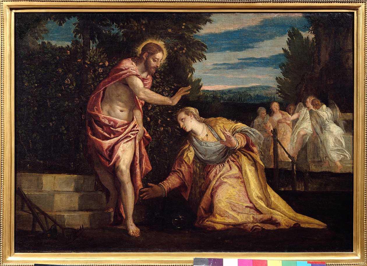 Christus verschijnt aan de Magdalena (Noli me tangere) door Veronese