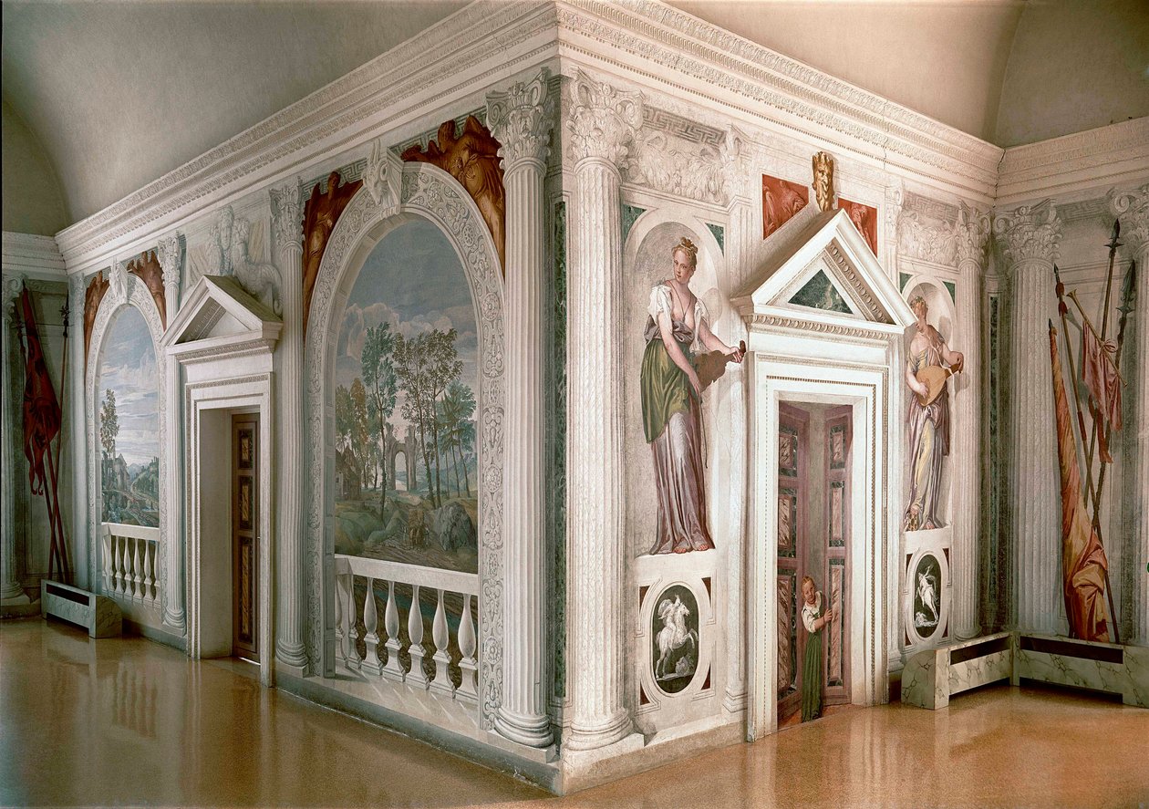 Landschappen en muzikanten door Veronese