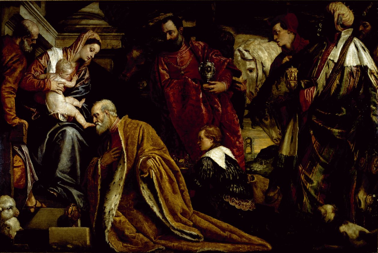 De Aanbidding der Wijzen door Veronese