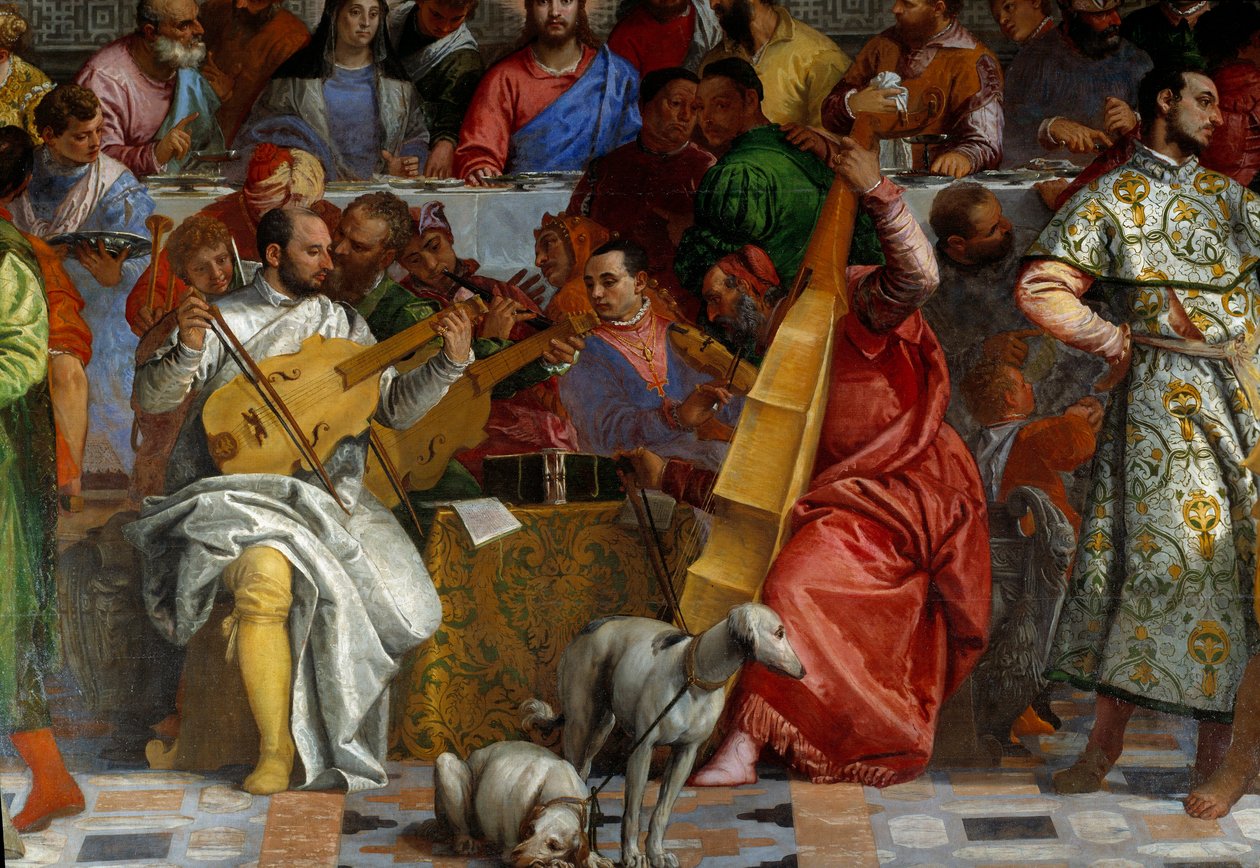 De bruiloft van Kana (detail) door Veronese