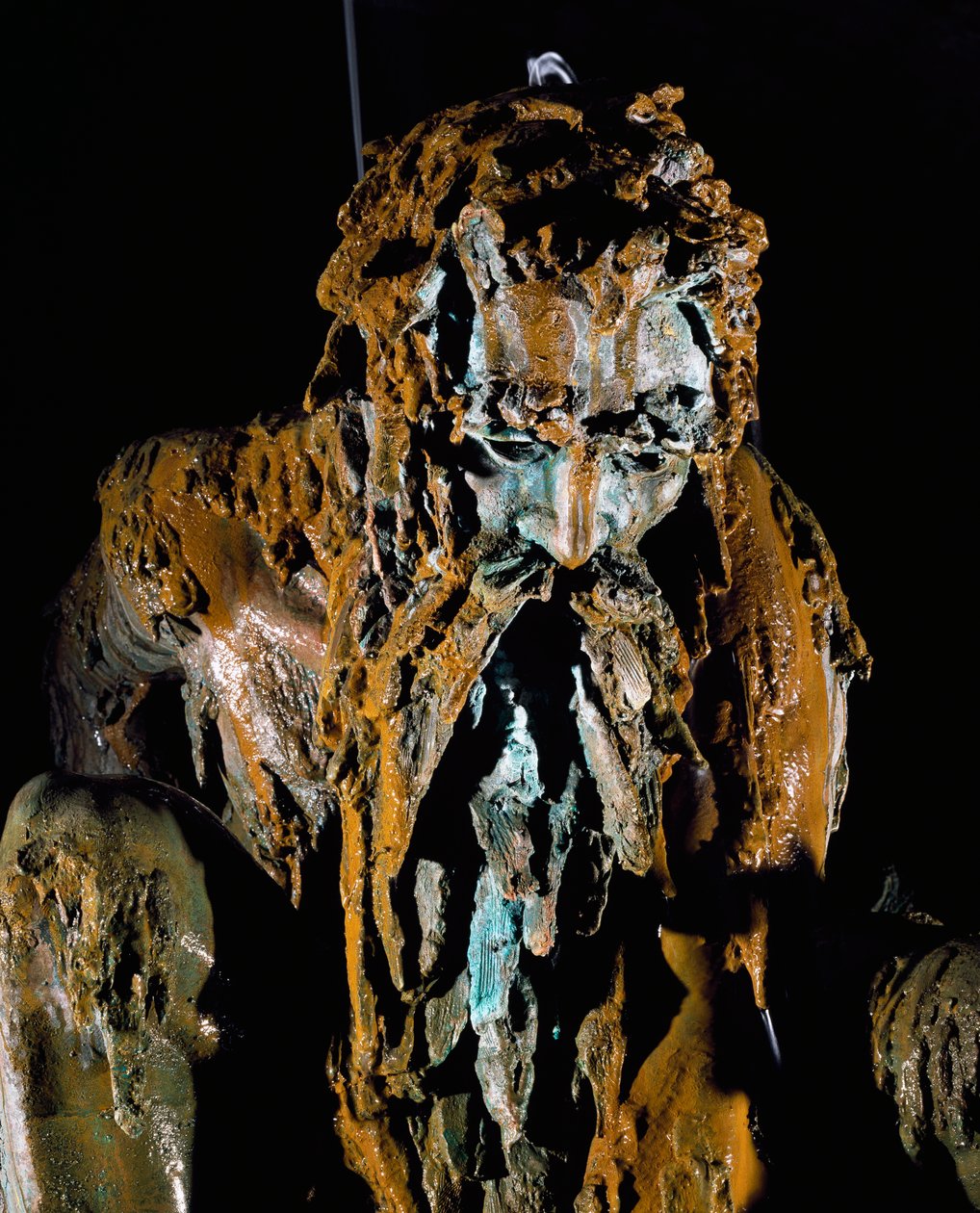 Apennijnse Kolos, vrije interpretatie van werk door Giambologna (1529-1608) voor architect Bernardo Buontalenti (ca. 1531-1608) in de tuin van Villa Demidoff in Toscane, Italië door Giambologna
