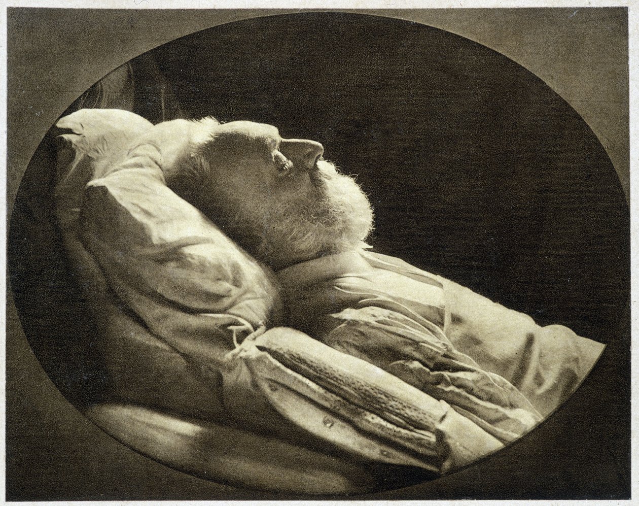 Victor Hugo op sterfbed, 22 mei door Nadar