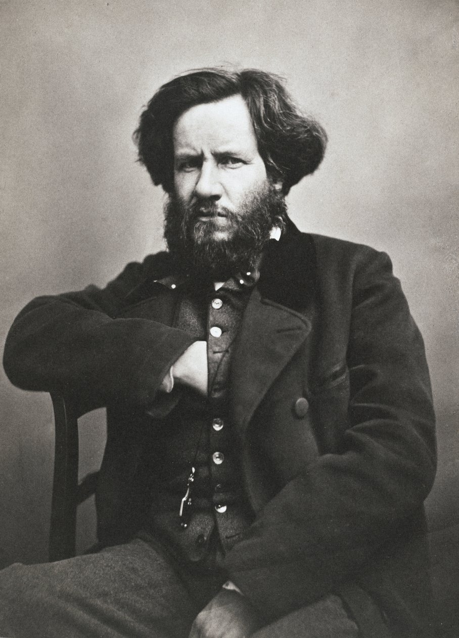 Auguste Luchet (1806-1872), Engels toneelschrijver, journalist, romanschrijver en schrijver door Nadar door Nadar