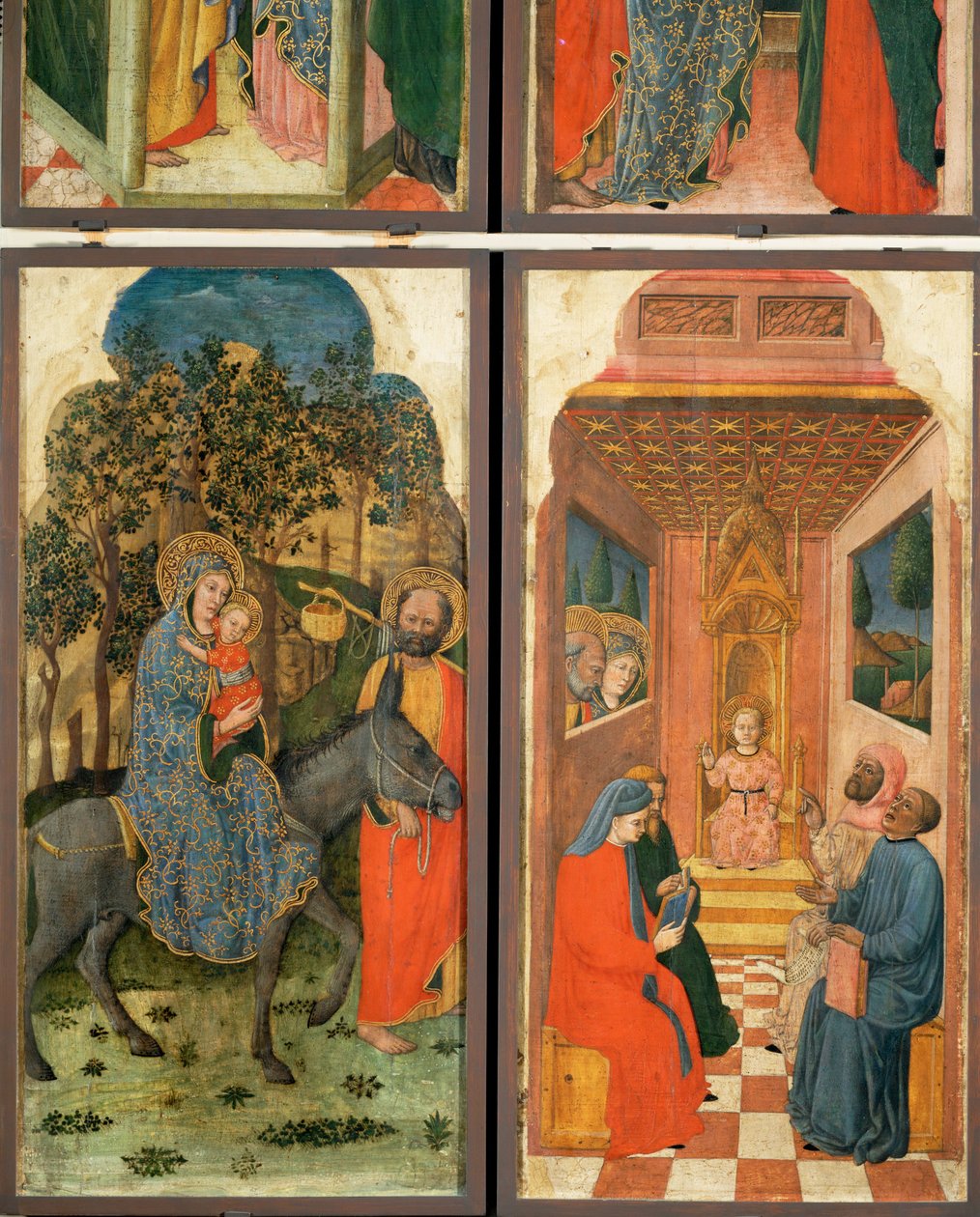 12 scènes uit het leven van de Maagd ... door (active c.1463 c.1490) Master of Wilten