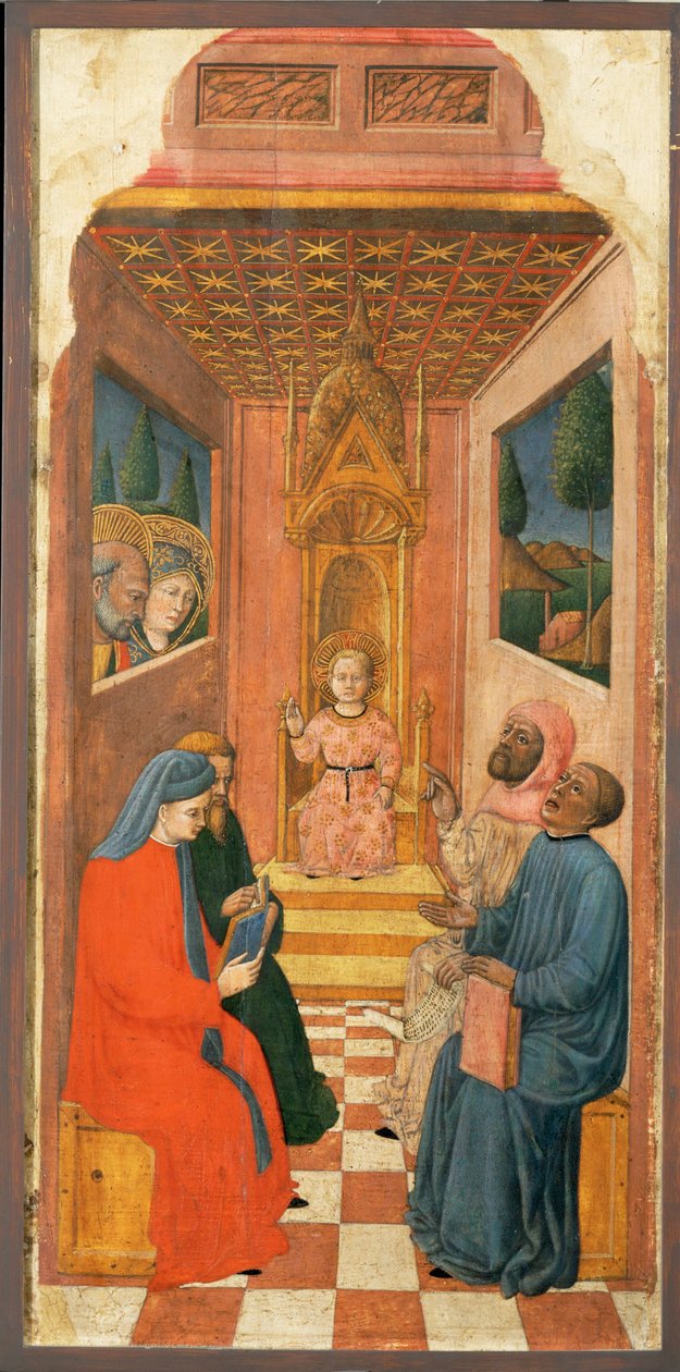 12 scènes uit het leven van de Maagd ... door (active c.1463 c.1490) Master of Wilten