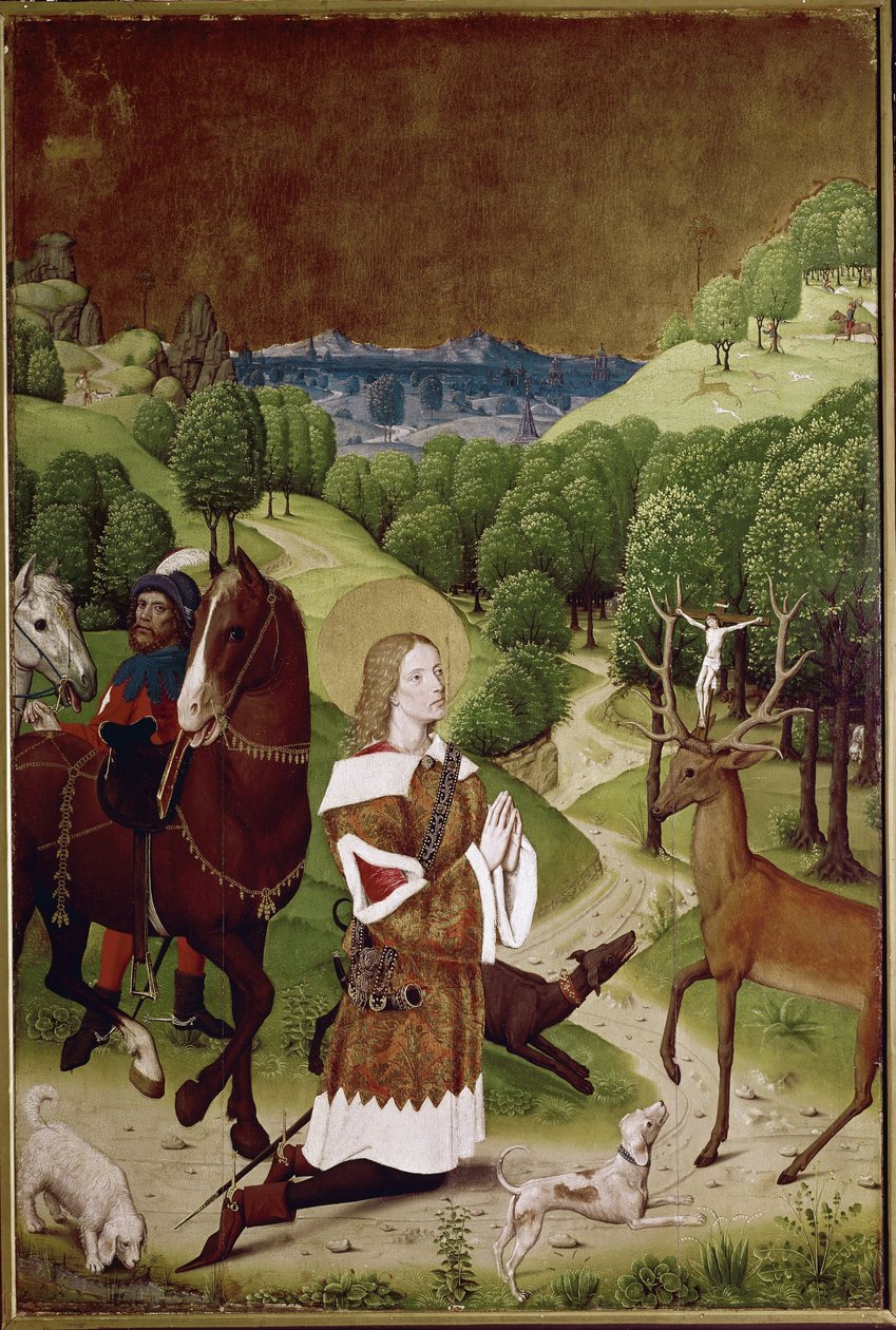 St Hubertus bekering door (active c.1463 c.1490) Master of Wilten