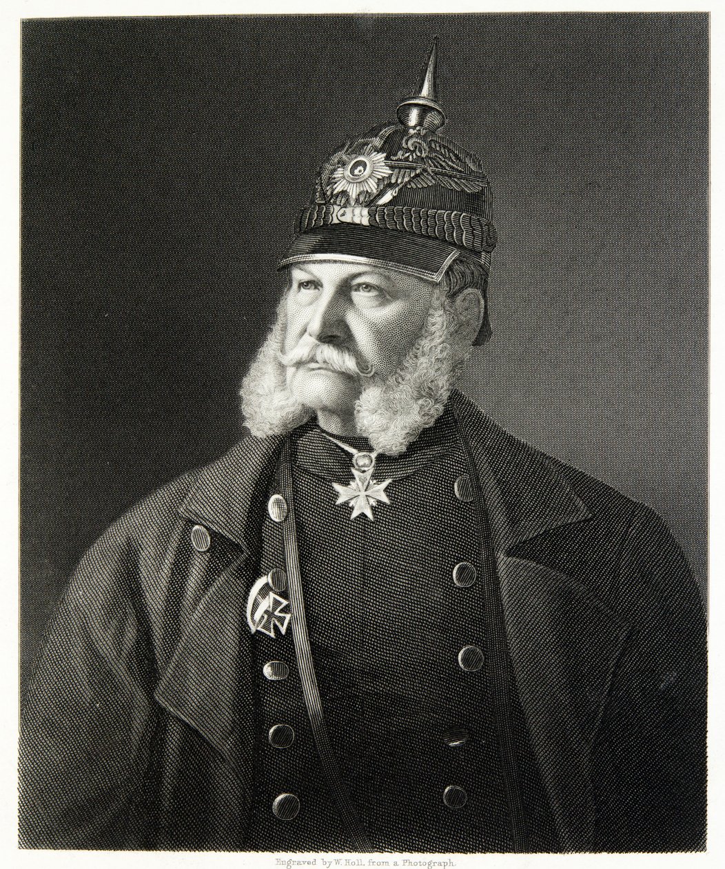 Willem I door (after) English photographer