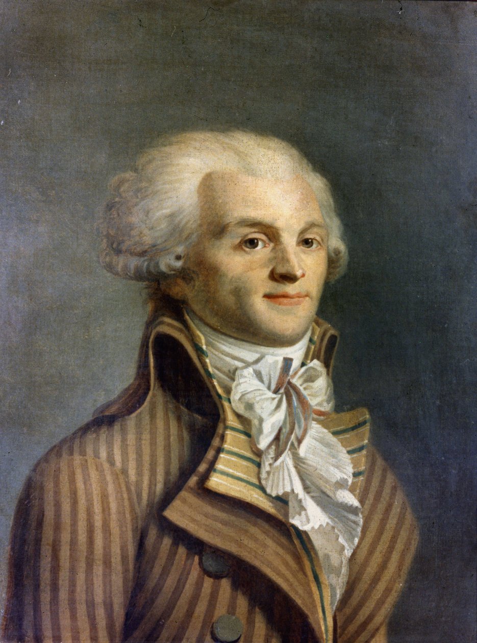 Portret van Maximilian Marie Isidore door Robespierre (1758-1794), Franse politicus door (after) French School