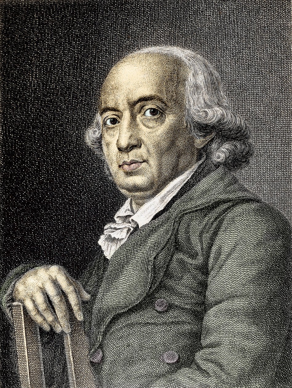 Portret van Johann Gottfried von Herder, Duitse dichter en filosoof door (after) German School
