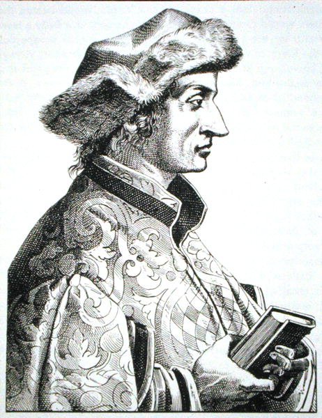 Portret van Sebastien Brant (ca. 1485-1521), uit 