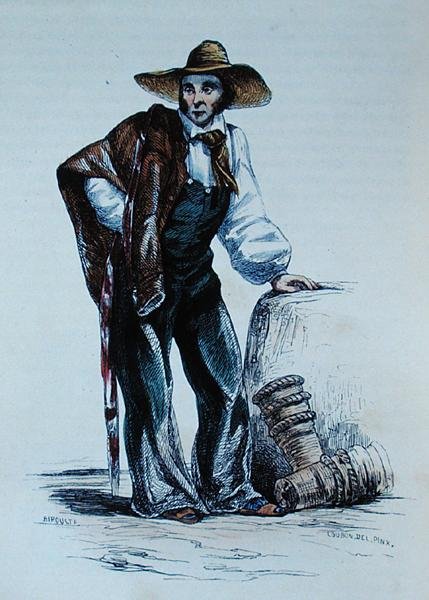 De inwoner van Roussillon, illustratie uit 