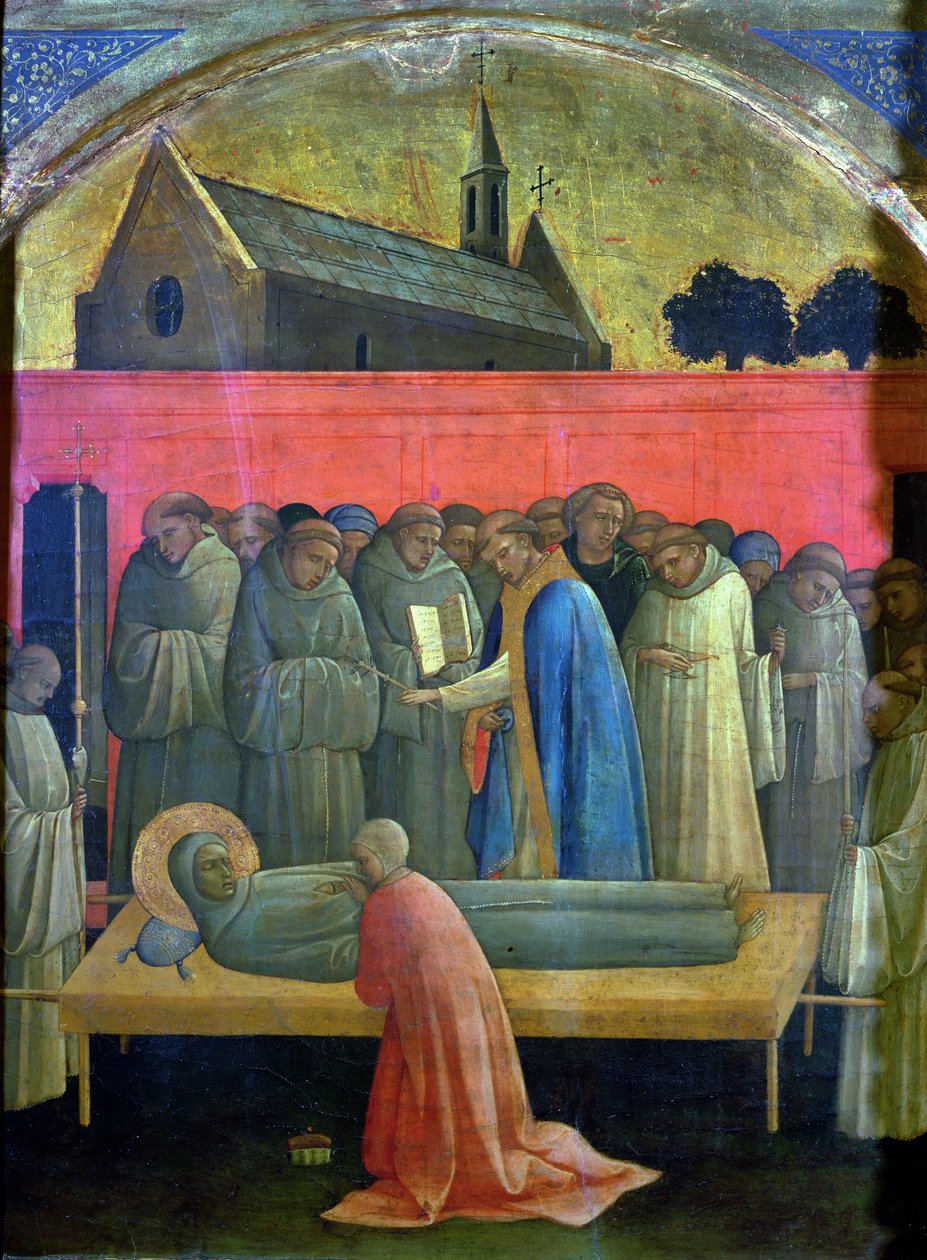 De dood van St. Franciscus door (c.1370 1425) Lorenzo Monaco