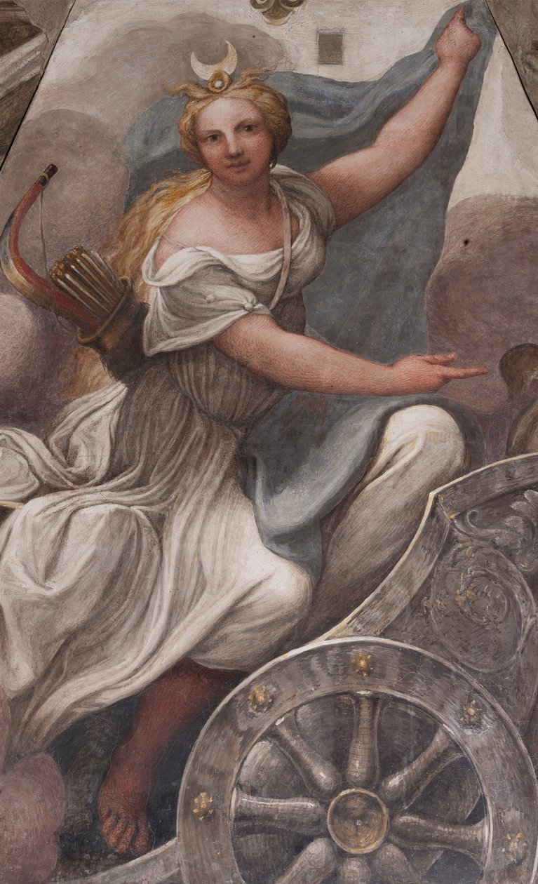 Diana op een wagen door (c.1489 1534) Correggio