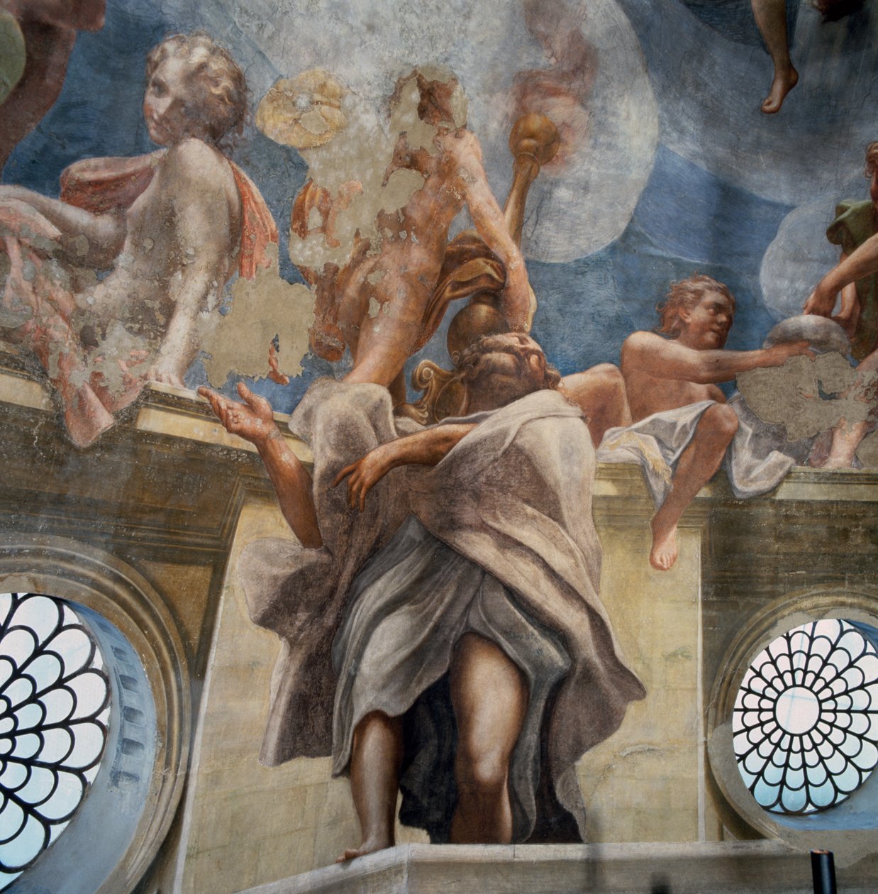 Ephebes, detail van De Hemelvaart van de Maagd door (c.1489 1534) Correggio