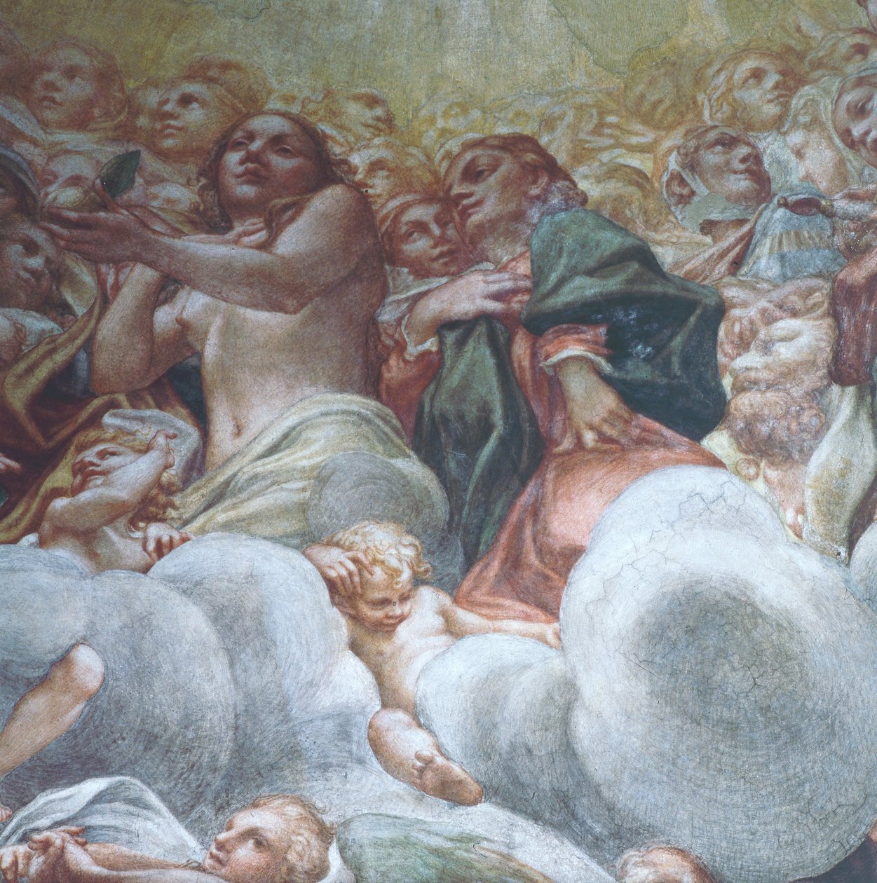 Beeld van Eva (detail) door (c.1489 1534) Correggio