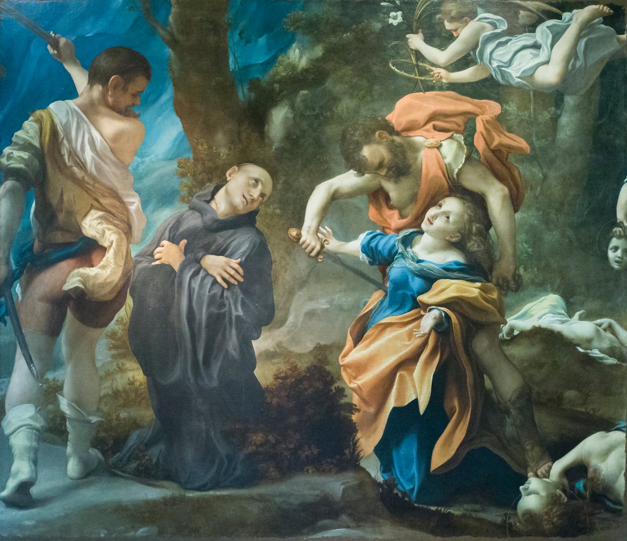 Martelaarschap van Sint Placidus, Flavia, Eutychius en Victorinus door (c.1489 1534) Correggio