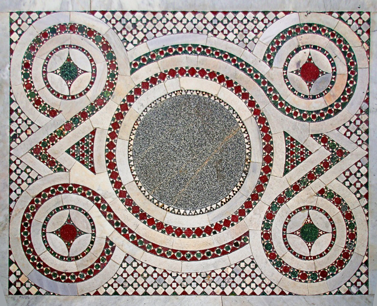 Cosmati-vloer door Unknown