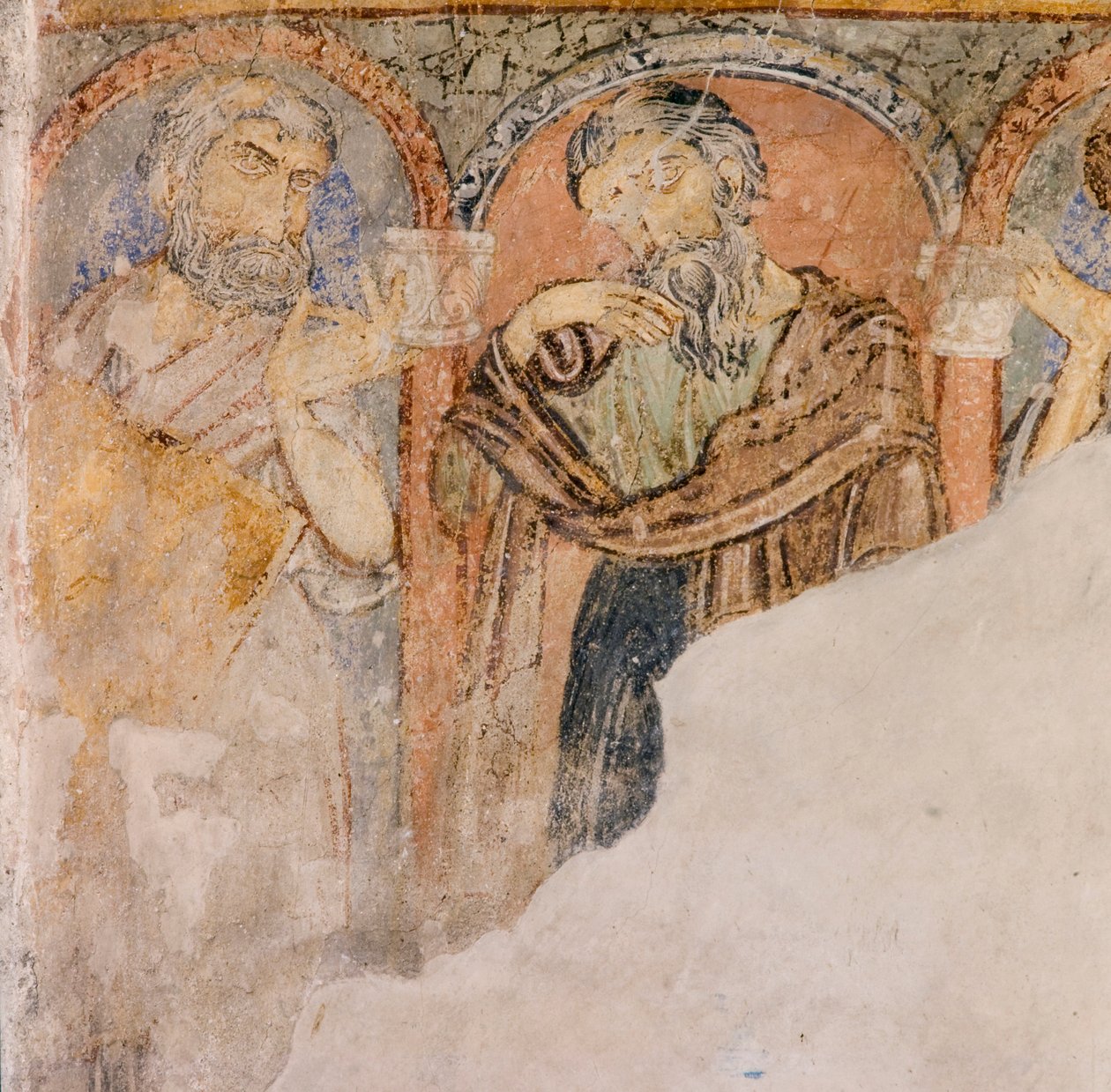 Fresco, Novacella Abdij, Bressanone, Trentino Alto Adige, Italië door Unknown