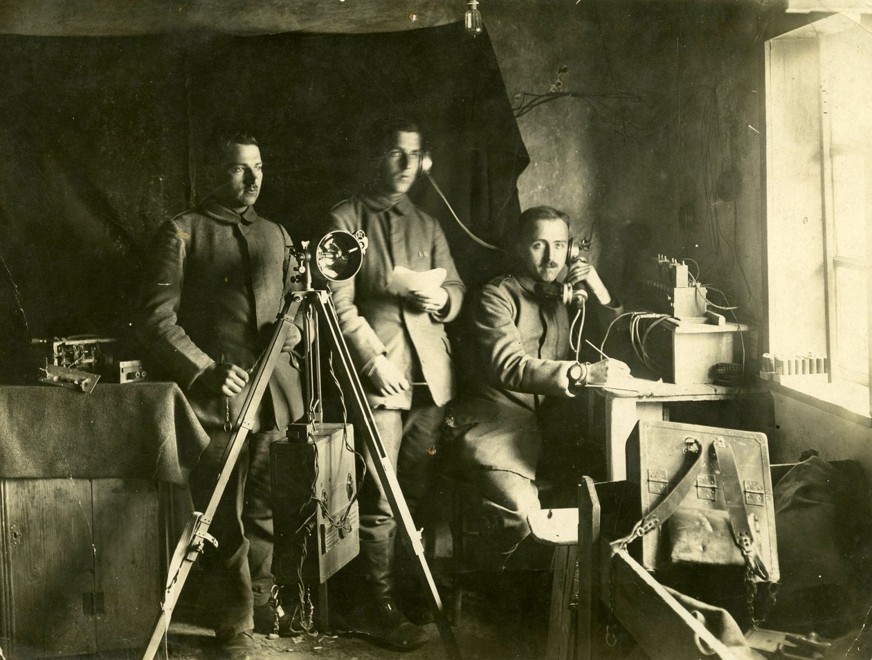 Duitse Eerste Wereldoorlog telefoonoperator signaaleenheid, ca. 1913 door Unknown
