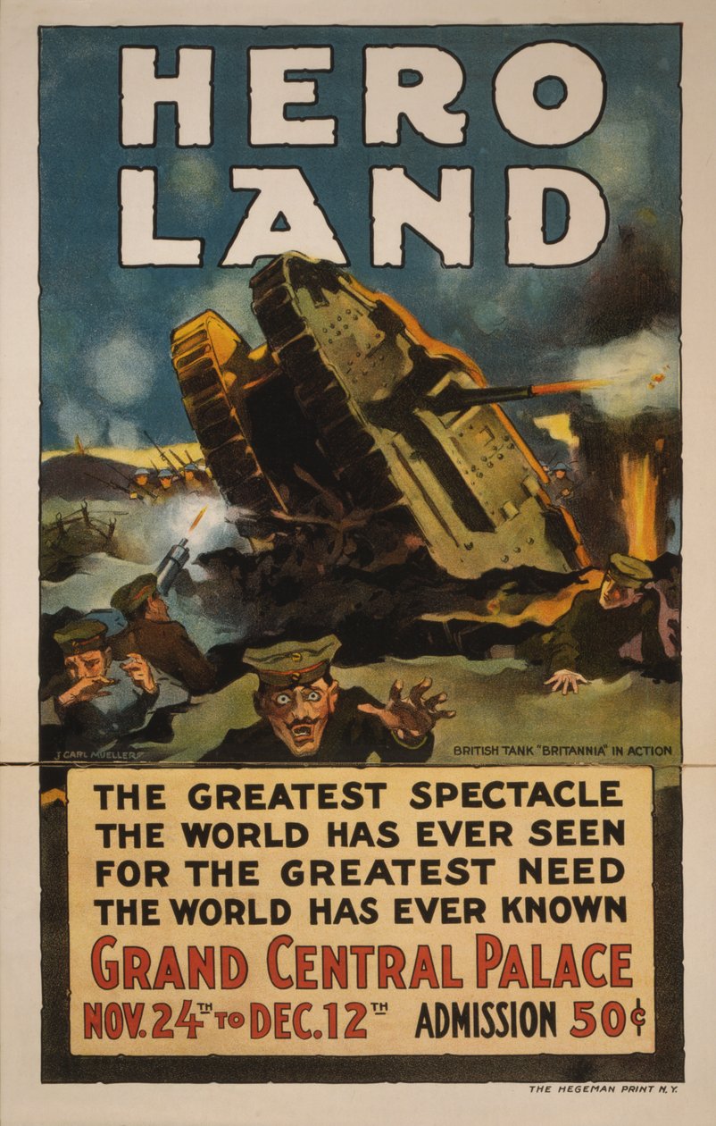 Hero Land Poster door Unknown