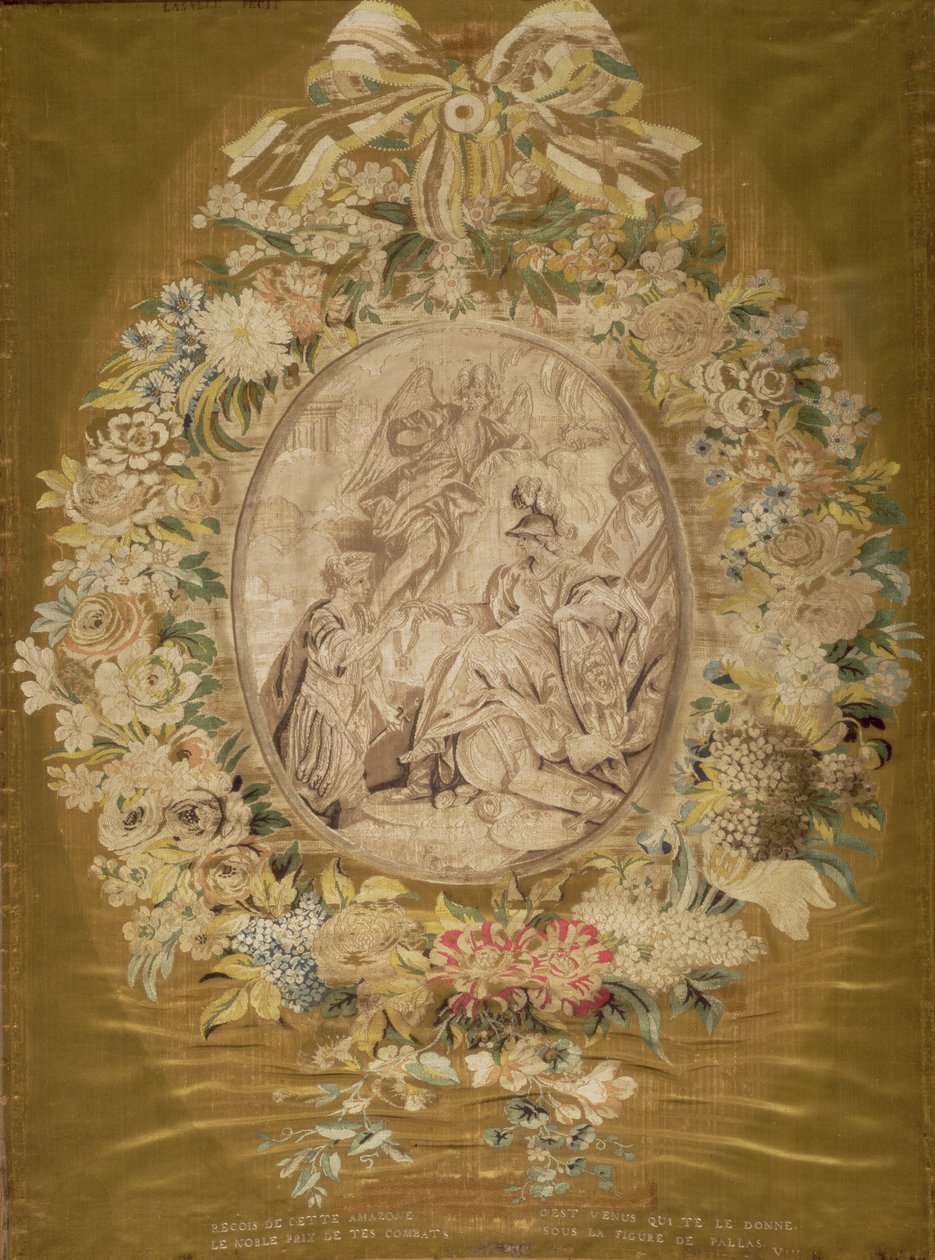 Stoflengte voor een scherm, door Philippe de Lasalle, voor de Pernon-fabriek, Lyon, 1770-1 door Unknown